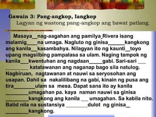 Iyotan ang Umagahan nila Margo at Ian .